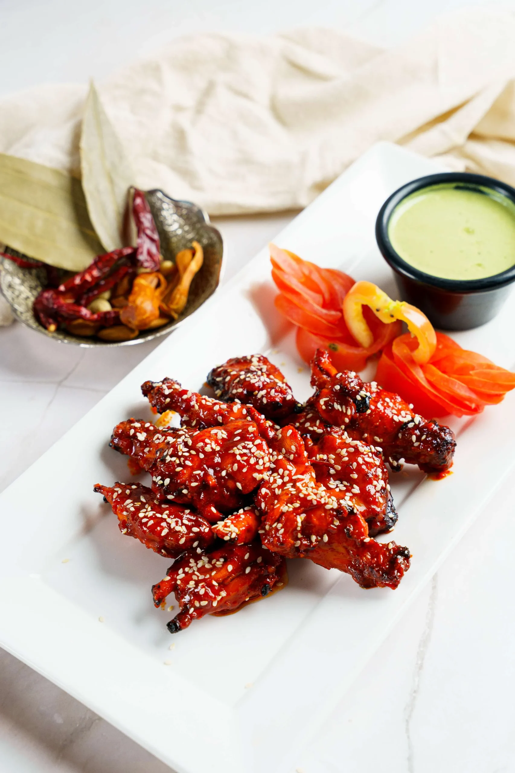 Spicy Honey Glazed Tandoori Wings - 3