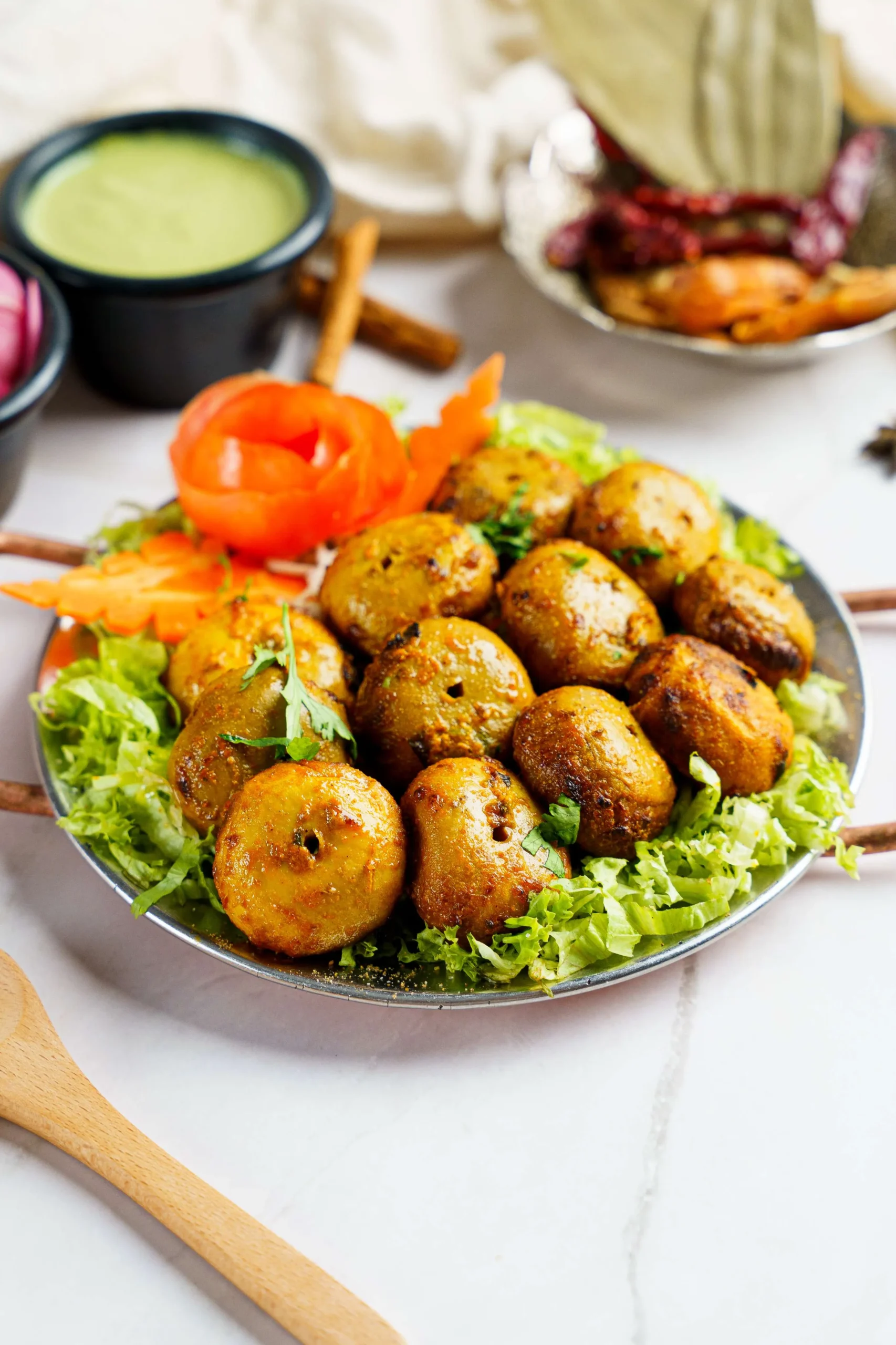 Tandoori Achari Mushroom - 5